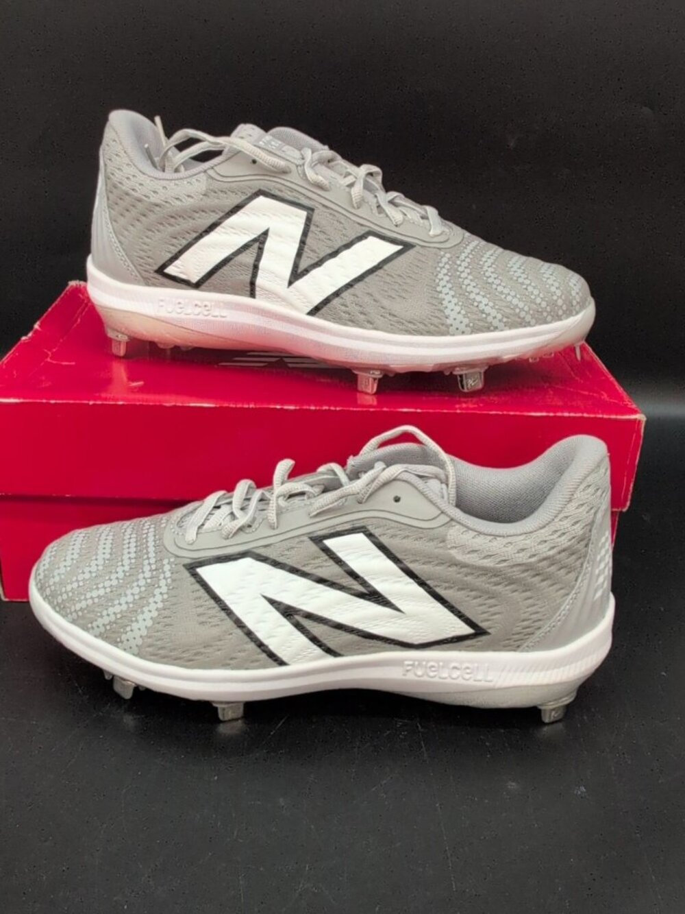 New Balance FuelCell 4040 V7 Metal Men's Baseball Cleats US 9.5 Grey L4040TG7